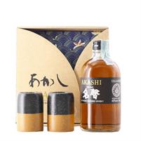 Akashi Blended Sherry Cask 40° cl.50 +2 Bicchieri Ceramica Cofanetto