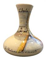 Decanter Ceramica Castelli Fontana delle 99 Cannelle L'Aquila