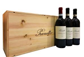 Prunotto Cassa Legno 2 Barolo 2018+ 2 Barbaresco 2019+ 2 Barbera 21