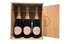 Laurent Perrier Cassetta Legno 3 Bt. La Cuvèe Brut 12°cl.75 Francia