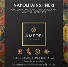 Amedei Scatolina Napolitains I Neri Cioccolato Fondente Extra gr.55