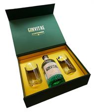 Castagner Confezione Gin Dry Vitae Gold 43° cl.70 + 2 Calici