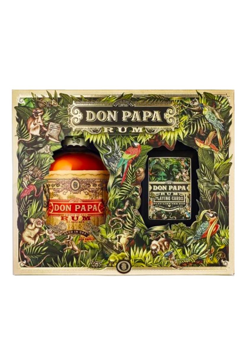 Don Papa Rum 7yo 40° cl.70 + Carte da Gioco Filippine - Rum - Beccafico  Drink Store