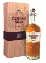 Poli Whisky Segretario di Stato 43° cl.70 Cereali Cofanetto Legno