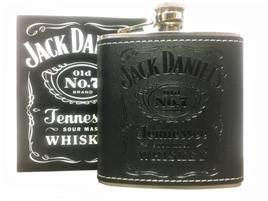 Jack Daniel's Fiaschetta in Pelle 170 ml Original Astuccio