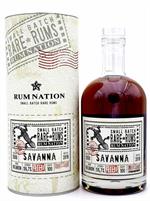 Nation Rum Savanna Small Batch 2006 Origin Reunion 59.7° cl.70 Tubo