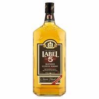 Label 5 Blended Scotch Whisky 40° cl.100 Scotland