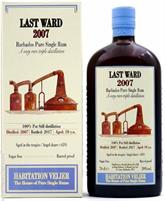 Last Ward 2007 Barbados Pure Single Rum 59° cl.70 Habitation Velier