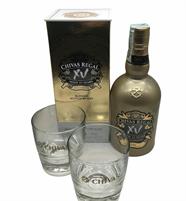 Chivas Regal XV Gold + 2 Bicchieri Meditazione Chivas