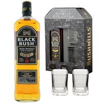 Bushmills Black Bush 40° cl.70 + 2 Bicchieri in Confezione Regalo