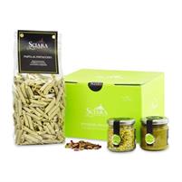 Sciara Confezione Pasta di Pistacchio+Pesto di Pistacchio+Granella