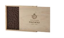 Cioccolato Calcagno1946 Lastra Nocciolato Fondente gr.500 Legno