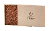 Cioccolato Calcagno1946 Lastra Nocciolato Latte gr.500 Legno