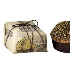 Borsari Panettone al Pistacchio di Bronte Verde DOP Rustico gr.1000