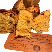 Artemisia Panettone Salato Pomodorini Secchi Capperi Origano Pecorin