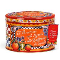 Dolce e Gabbana Panettone Agrumi e Zafferano gr.500 Scatola Latta