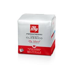 Illy Caffe' Classico 100% Arabica Blend 18 Capsule