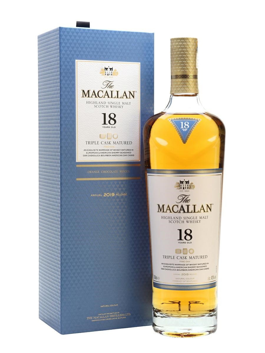 The Macallan 18y Triple Cask Matured Highland Single Malt 2019 cl