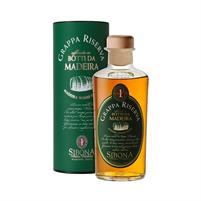 Sibona Grappa Riserva Madeira Wood Finish 44° cl.50 Tubo Piemonte