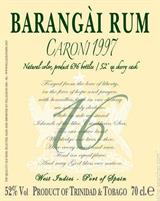 Caroni Rum Barangay 1997 16 Years 52° cl.70 Trinidad