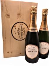 Laurent Perrier Cassetta Legno La Cuvèe Brut 12° 2 x cl.75