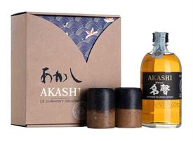 Akashi Meisei 40°cl.50 + 2 Bicchieri in Confezione Japanese Blend Wh