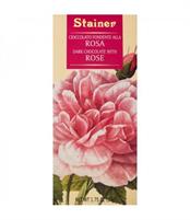 Stainer Tavoletta Cioccolato Fondente alla Rosa gr.50